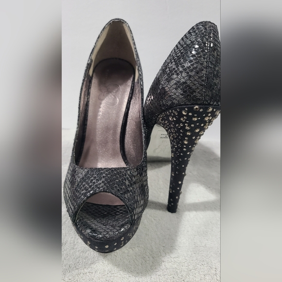 MARIAH CAREY CRYSTAL HEELS - Picture 1 of 15